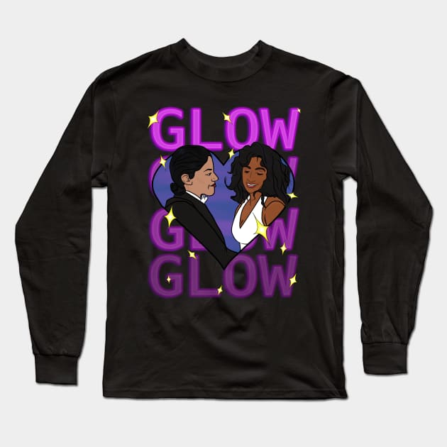 Arthie and Yolanda - Glow Long Sleeve T-Shirt by Daburninator22